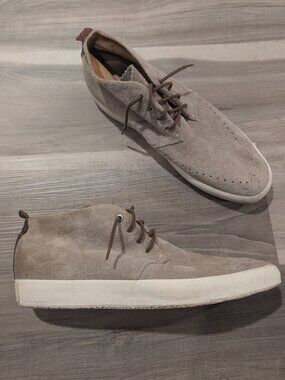 rag & bone | Kent Suede Chukka High Top Sneakers In Taupe Grey